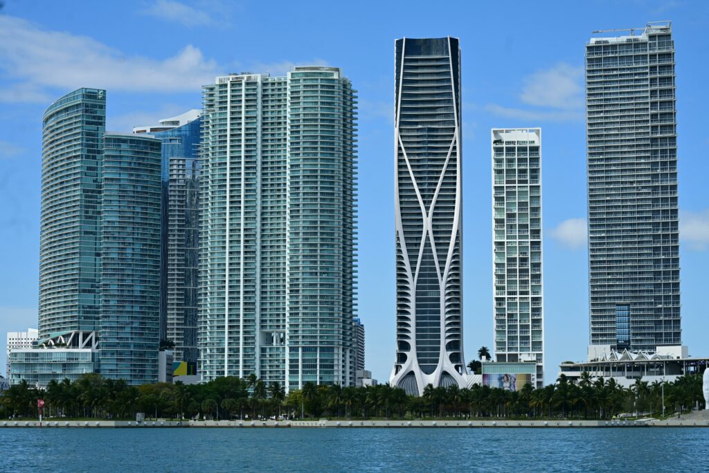 Miami Florida city Skyline