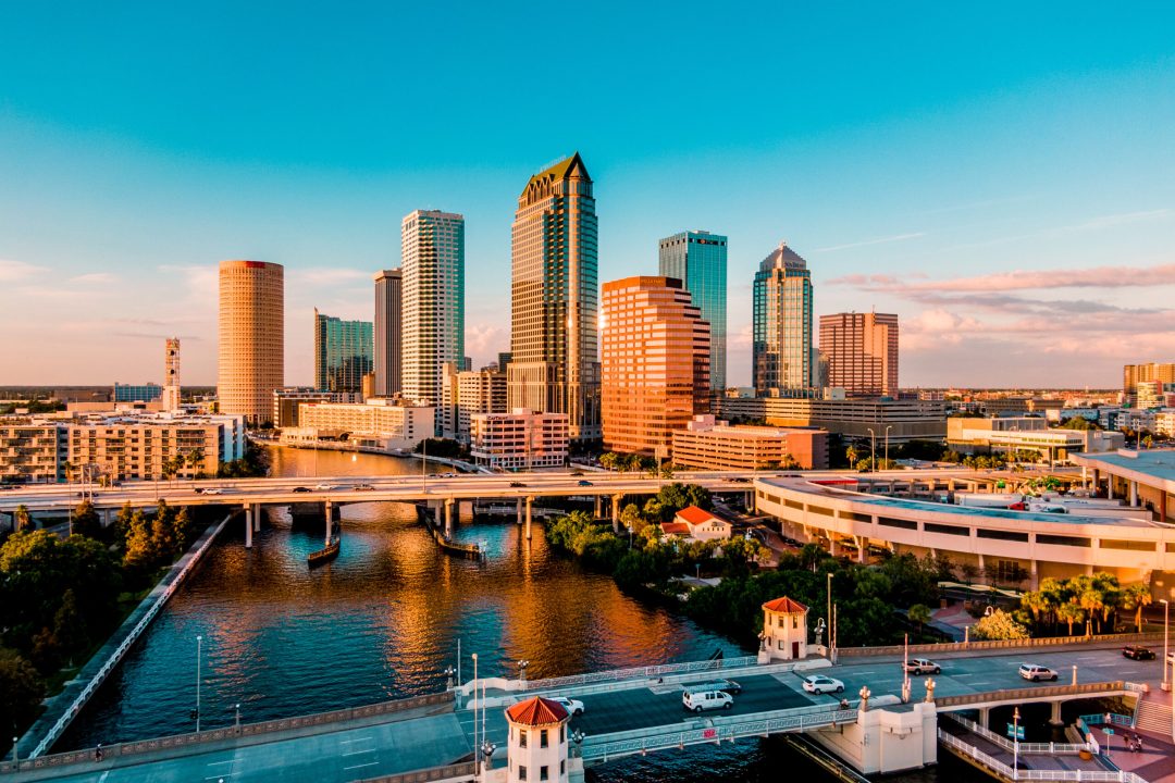 Florida, Tampa, city, City vibe, City and water, downtown Tampa, bridges, Clean city, buildings, Skyscraper, shore, Tampa bay,