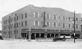 An old image of the original Armstrong Hotel in Fort Collins, CO